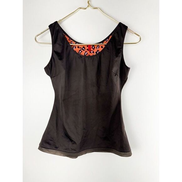 Spanx Sz XL Simplicity Brown Sleeveless Tank Top Womens Shapewear Pre Owned
